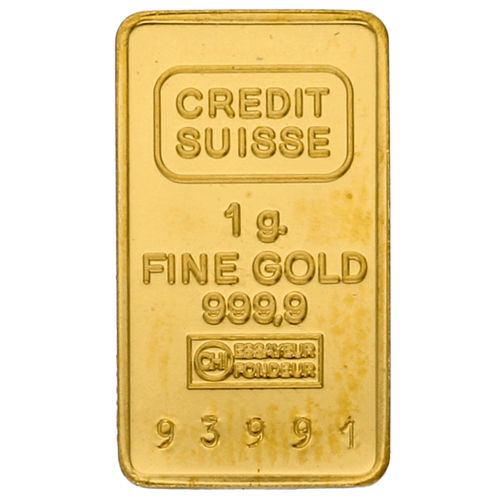 Afbreken vorm inschakelen Koop een goudbaar van 1 gram bij Goudwisselkantoor