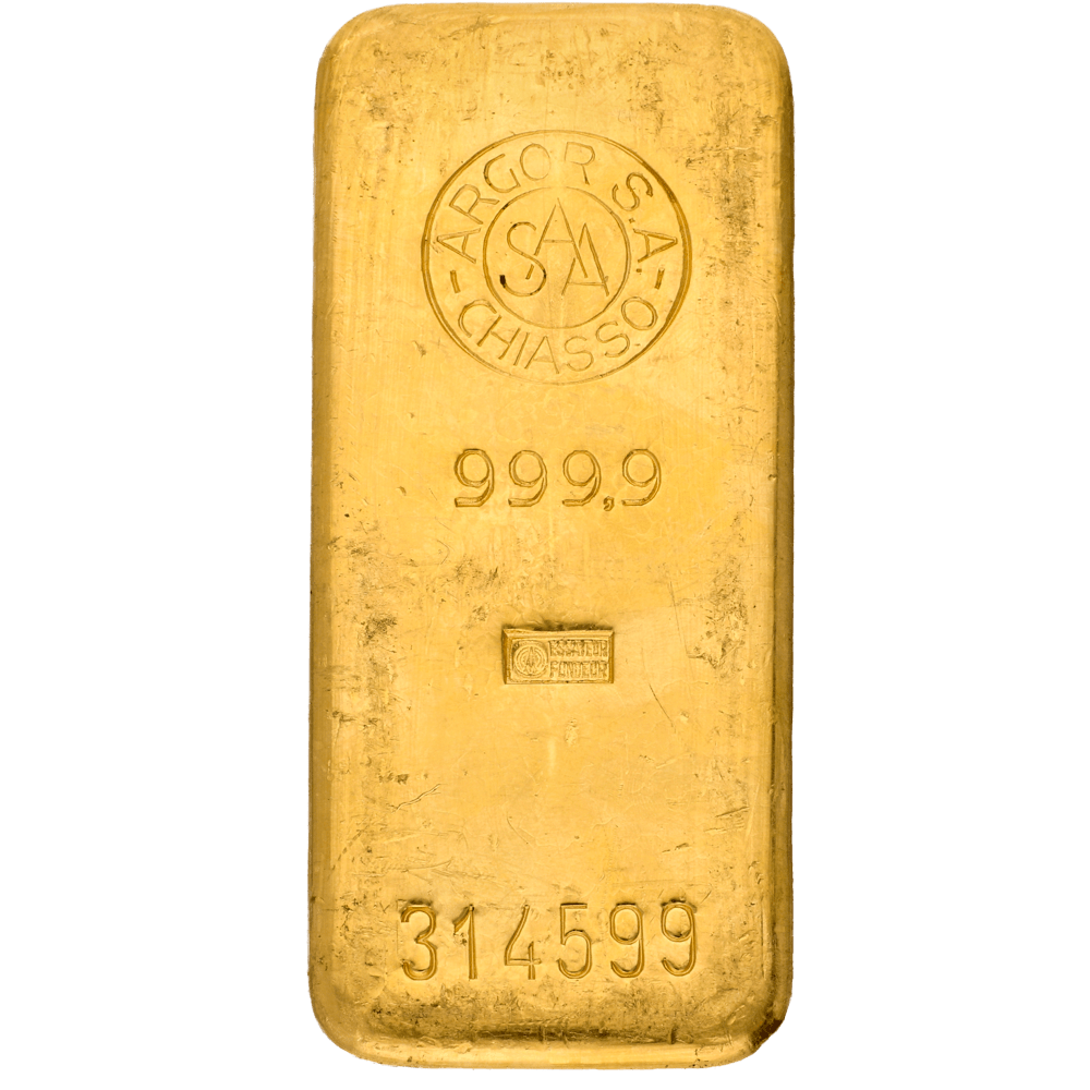 bevel Dakloos Herrie Koop een goudbaar van 1000 gram bij Goudwisselkantoor