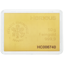 Koop de Heraeus CombiBar 50 x 1 gram goud bij Goudwisselkantoor