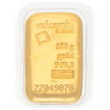 Koop een gecertificeerde goudbaar van 100 gram Valcambi bij Goudwisselkantoor