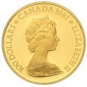 Koop de gouden 100 Dollar Canada bij Goudwisselkantoor.