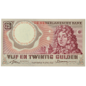 Koop de 25 gulden 1955 Huijgens bij Goudwisselkantoor.