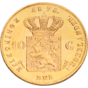Koop het Gouden tientje Willem III Overslag 1875/74 bij Goudwisselkantoor.