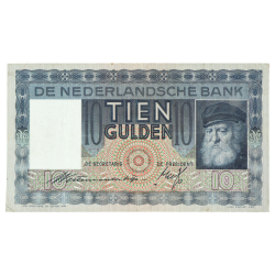 Koop de 10 gulden 1933 Grijsaard bij Goudwisselkantoor.