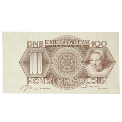 Koop de 100 gulden 1947 Adriaantje Hollaer bij Goudwisselkantoor.