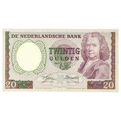 Koop de 20 gulden 1955 Boerhaave bij Goudwisselkantoor.