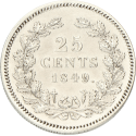 Koop de 25 cent Willem II bij Goudwisselkantoor.