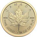 Koop de Gouden 1/4 OZ Maple Leaf 2024 bij Goudwisselkantoor