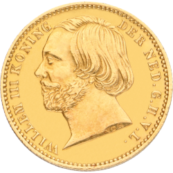 Koop het gouden tientje Willem III Negotie bij Goudwisselkantoor.
