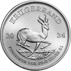 Koop de zilveren Krugerrand van 1 troy ounce bij Goudwisselkantoor