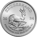 Koop de zilveren Krugerrand van 1 troy ounce bij Goudwisselkantoor