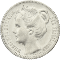 Koop de ½ gulden Wilhelmina Diadeem bij Goudwisselkantoor.