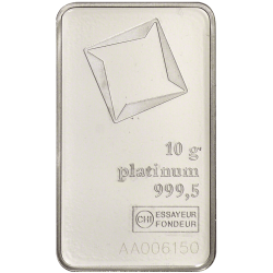 Koop een platinabaar van 10 gram bij Goudwisselkantoor